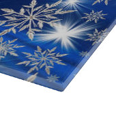 Schneeflocken Schneidebrett (Ecke)