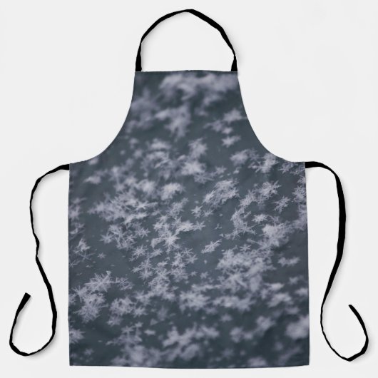 Schneeflocken Schürze (Vorderseite)