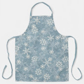 Schneeflocken Schürze (Vorderseite)