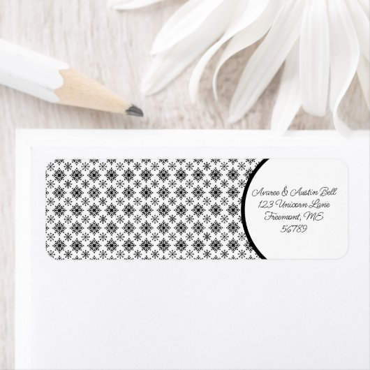 Schneeflocken Schwarz-Weiß (Insitu)