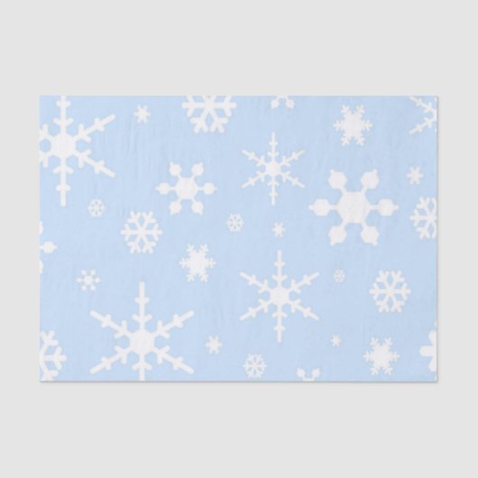 Schneeflocken Seidenpapier (Vorderseite)