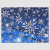Schneeflocken Seidenpapier (Vorderseite)