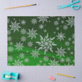 Schneeflocken Seidenpapier (Basteln)