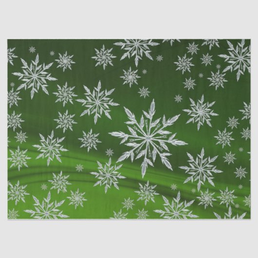Schneeflocken Seidenpapier (Vorderseite)