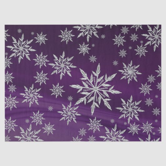 Schneeflocken Seidenpapier (Vorderseite)