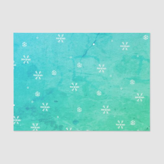 Schneeflocken Seidenpapier (Vorderseite)