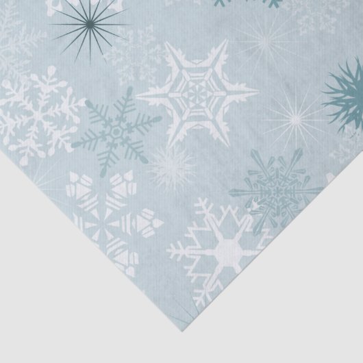 Schneeflocken Seidenpapier (Detail)