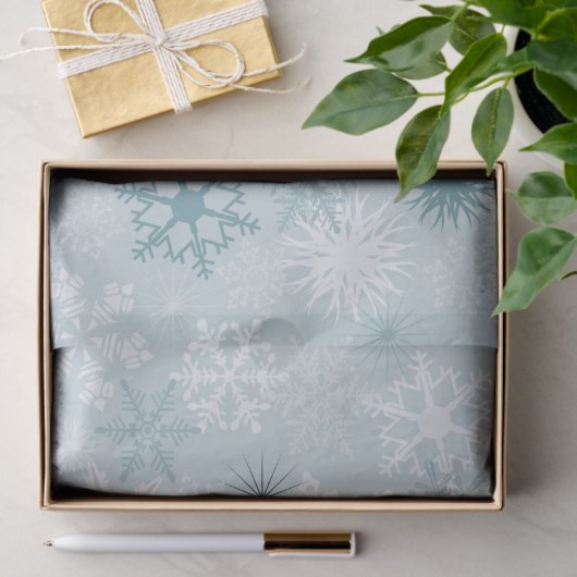 Schneeflocken Seidenpapier (Geschenk)