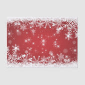 Schneeflocken Seidenpapier (Vorderseite)