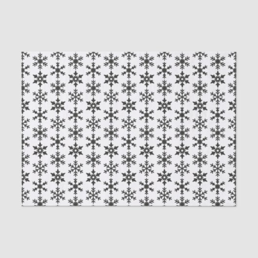 Schneeflocken seidenpapier (Vorderseite)