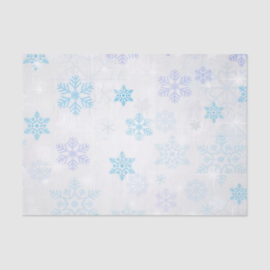 Schneeflocken Seidenpapier (Vorderseite)