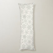 Schneeflocken Seitenschläferkissen (Rückseite (Vertikal))