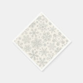 Schneeflocken Serviette (Ecke)