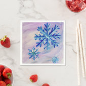 Schneeflocken Serviette (Beispiel)