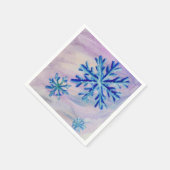 Schneeflocken Serviette (Ecke)