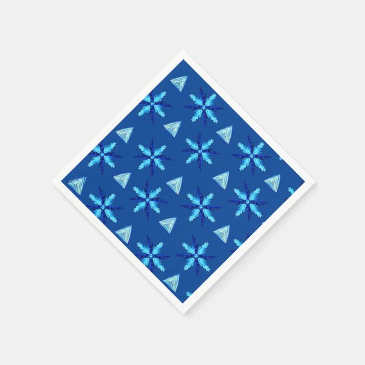 Schneeflocken Serviette (Ecke)