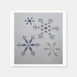 Schneeflocken Serviette
