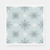 Schneeflocken Serviette (Vorderseite)