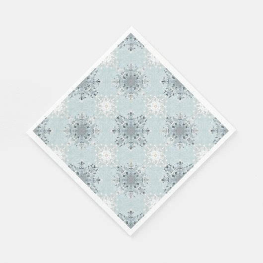 Schneeflocken Serviette (Ecke)