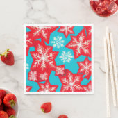 Schneeflocken Serviette (Beispiel)