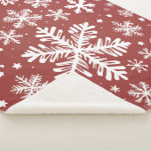 Schneeflocken Sherpadecke (3/4)