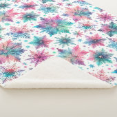 Schneeflocken Sherpadecke (3/4)