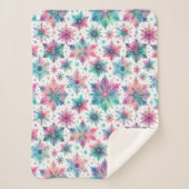 Schneeflocken Sherpadecke (Vorderseite)