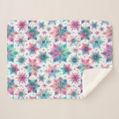 Schneeflocken Sherpadecke (Vorderseite (Horizontal))