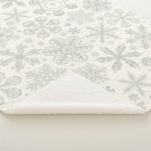 Schneeflocken Sherpadecke (3/4)