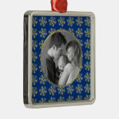 Schneeflocken Silbernes Ornament (Rechts)