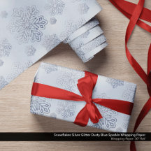 Schneeflocken Silver Glitzer Dusty