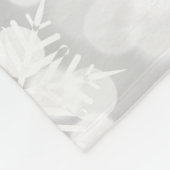 Schneeflocken sind Küsse vom Himmel Fleecedecke (Ecke)
