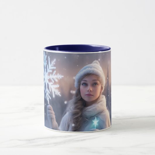 Schneeflocken sind.. tasse (Zentrum)