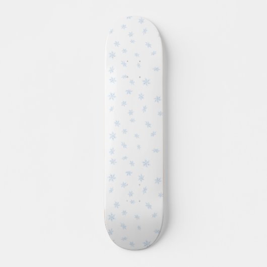 Schneeflocken Skateboard (Vorne)