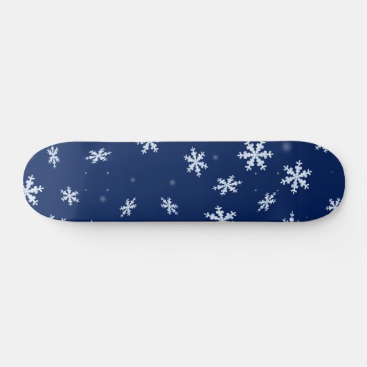 Schneeflocken Skateboard (Horizontal)
