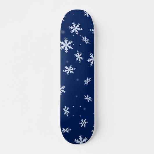 Schneeflocken Skateboard (Vorne)