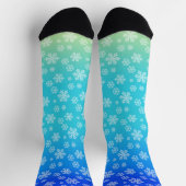 Schneeflocken Socken (Oben)