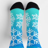 Schneeflocken Socken (Oben)