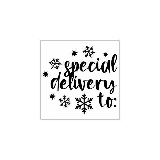 Schneeflocken Sonderlieferung zu Weihnachten Gummistempel (Prägung)