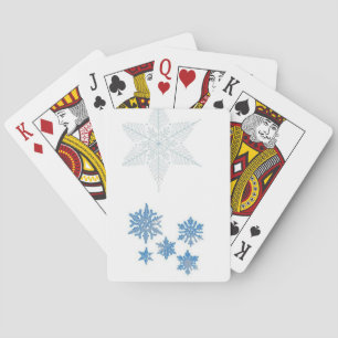Schneeflocken Spielkarten