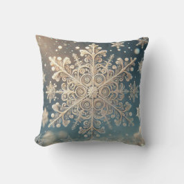 Schneeflocken / Spitzen / Kissen