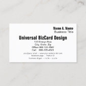 Schneeflocken Sprinklerschokolade Labrador Retriev Visitenkarte (Rückseite)