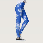 Schneeflocken & Sterne (editierbar) Leggings (Rechts)