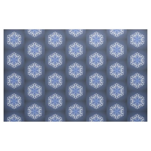 Schneeflocken Stoff (Fat Quarter (45,7 x 55,9 cm))