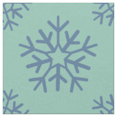 Schneeflocken Stoff (Nahaufnahme)