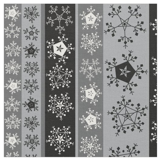 Schneeflocken Stoff (Nahaufnahme)