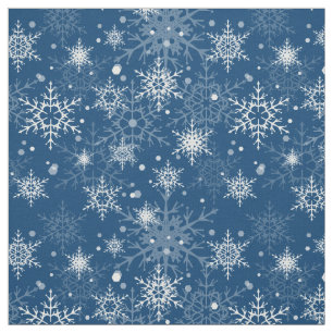 Schneeflocken Stoff