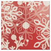 Schneeflocken Stoff (Nahaufnahme)