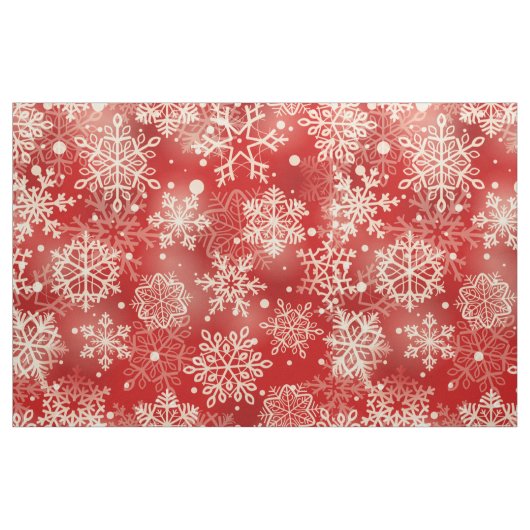 Schneeflocken Stoff (Fat Quarter (45,7 x 55,9 cm))