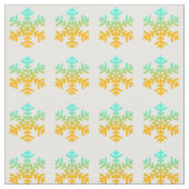 Schneeflocken Stoff (Nahaufnahme)